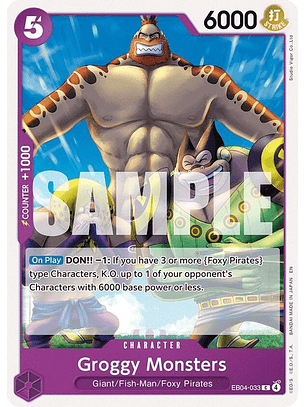 EB04-033 C Groggy Monsters
