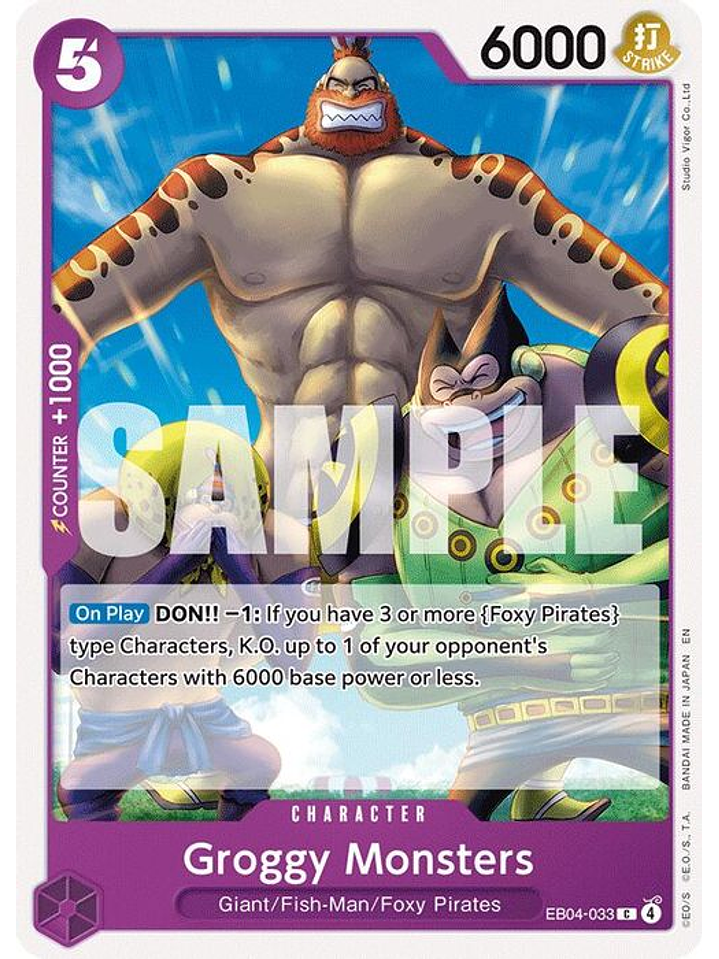 EB04-033 C Groggy Monsters 1