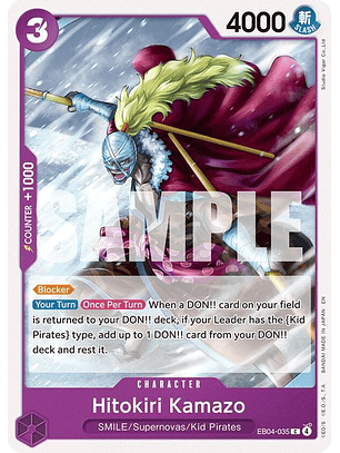 EB04-035 C Hitokiri Kamazo