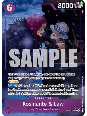 EB04-038 (Alternate Art) Rosinante & Law