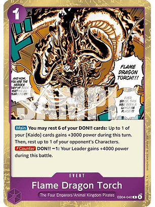 EB04-040 R Flame Dragon Torch