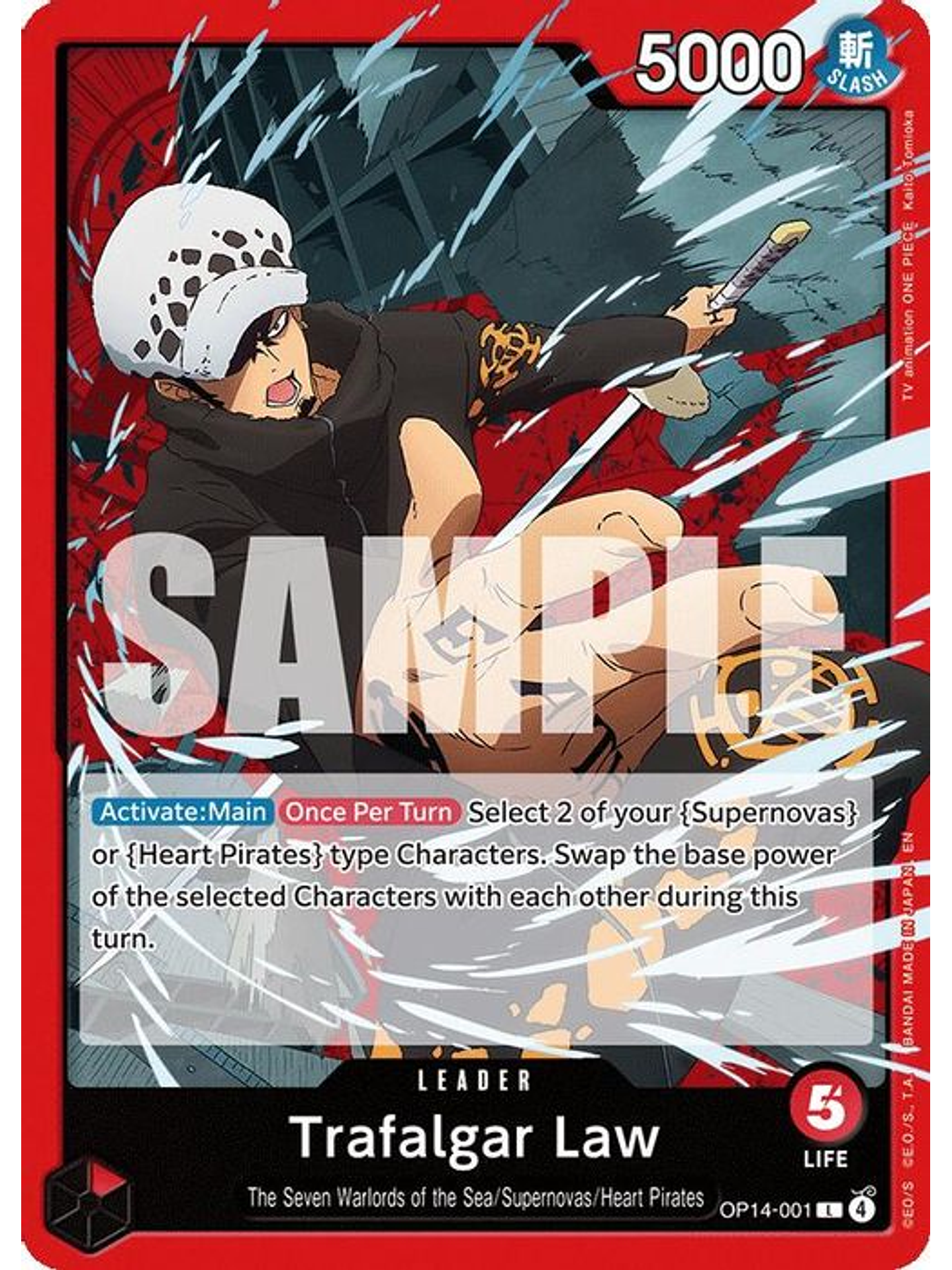 OP14-001 L Trafalgar Law 1