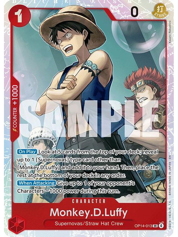 OP14-013 SR Monkey.D.Luffy 1