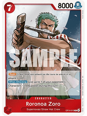 OP14-015 R Roronoa Zoro