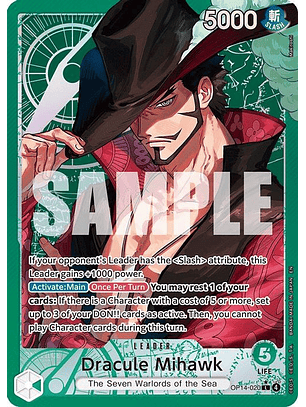 OP14-020 (Alternate Art) Dracule Mihawk