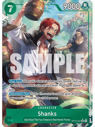 OP14-027 (Alternate Art) Shanks