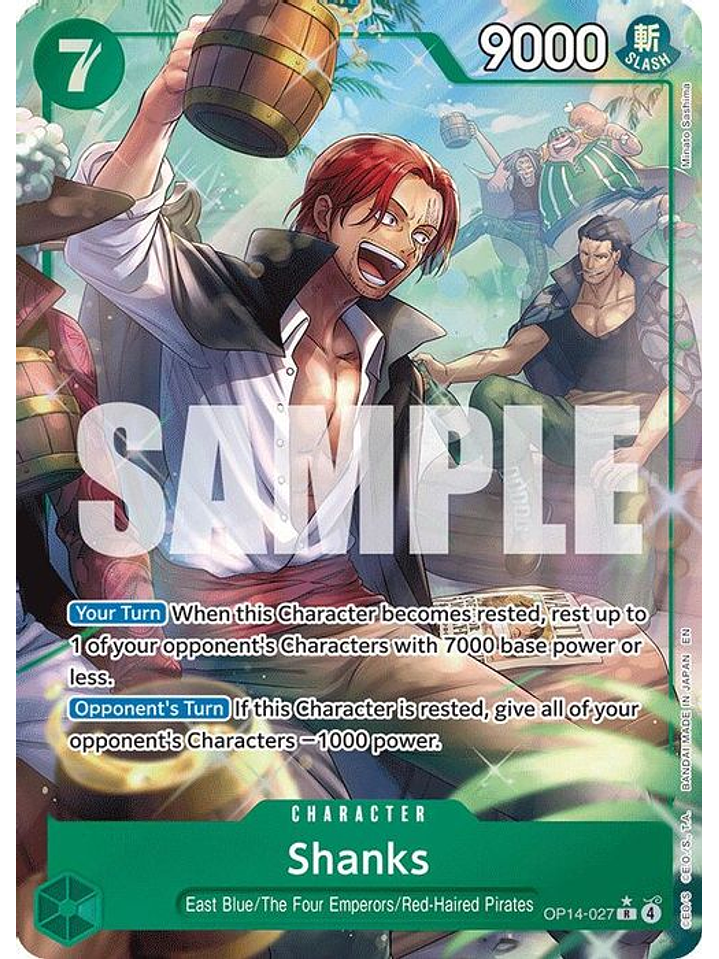OP14-027 (Alternate Art) Shanks 1