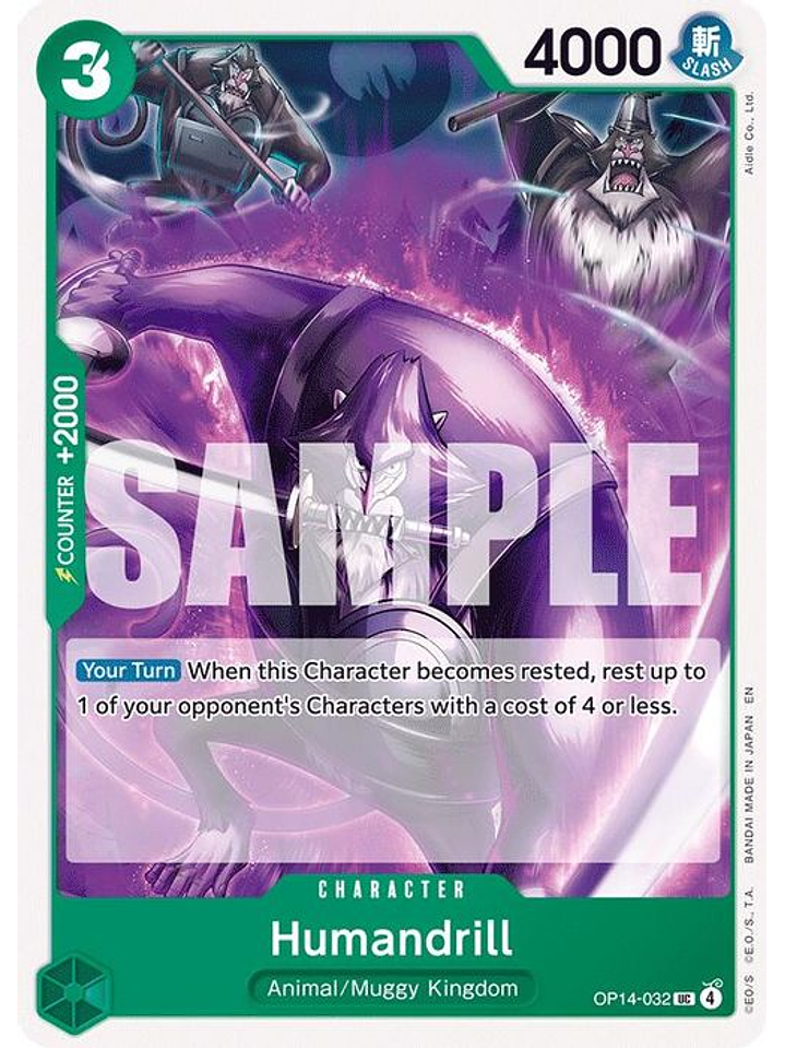 OP14-032 U Humandrill 1