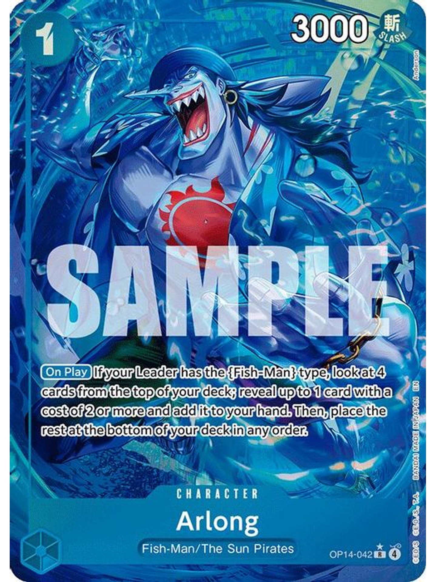 OP14-042 (Alternate Art) Arlong 1