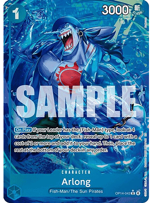 OP14-042 (Alternate Art) Arlong