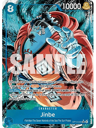 OP14-049 (Alternate Art) Jinbe