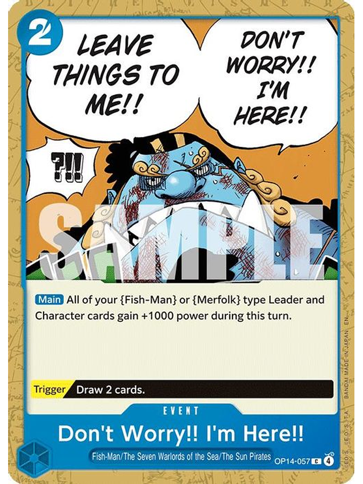 OP14-057 C Don't Worry!! I'm Here!! 1