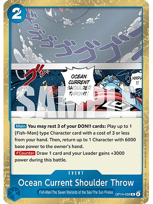 OP14-058 R Ocean Current Shoulder Throw