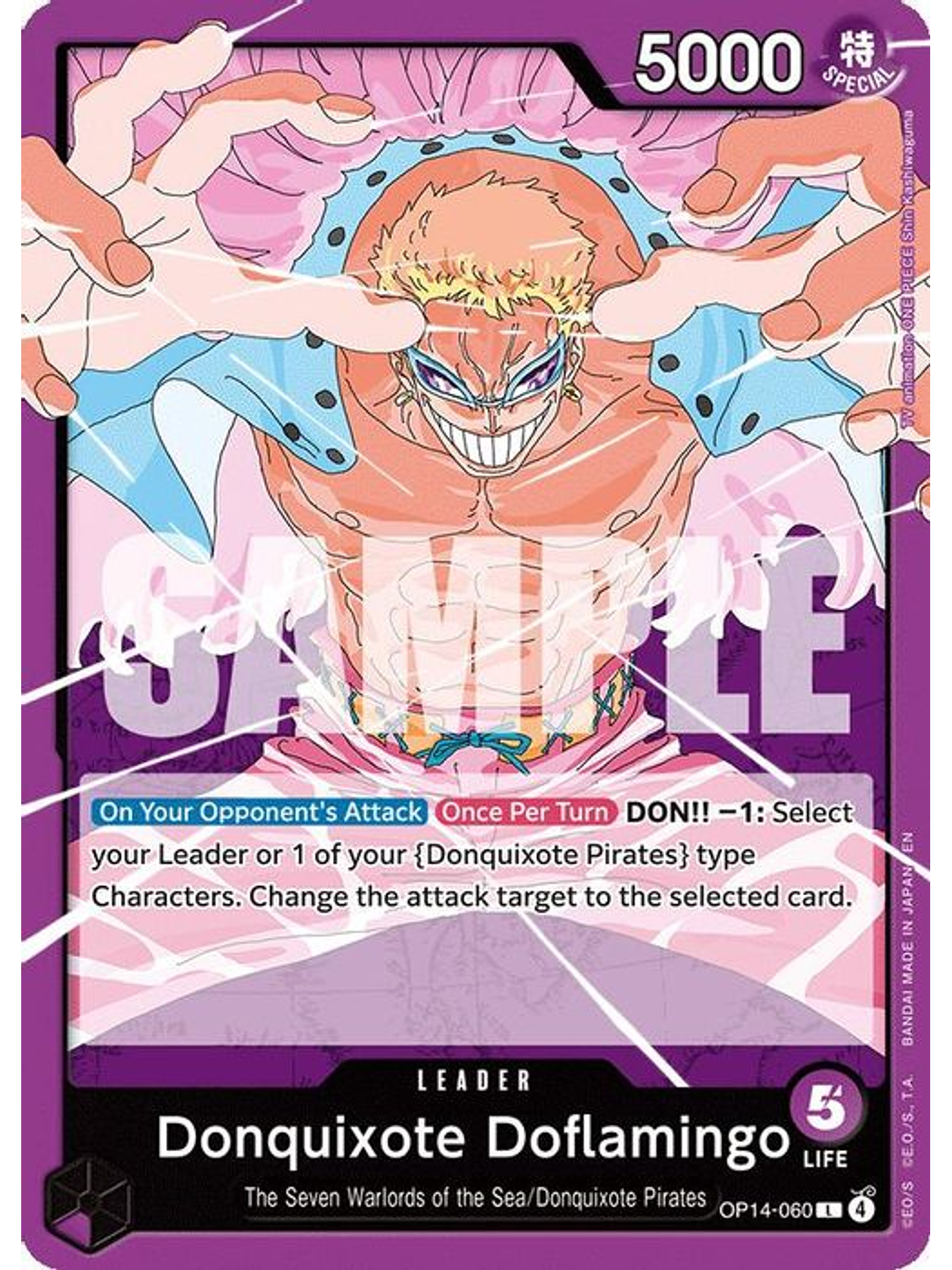 OP14-060 L Donquixote Doflamingo 1