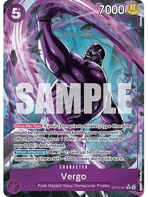 OP14-061 (Alternate Art) Vergo