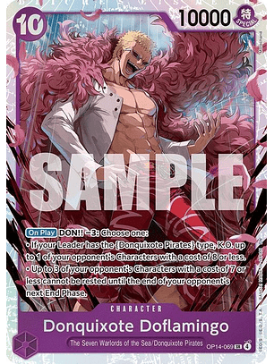 OP14-069 SR Donquixote Doflamingo