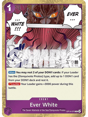 OP14-076 R Ever White