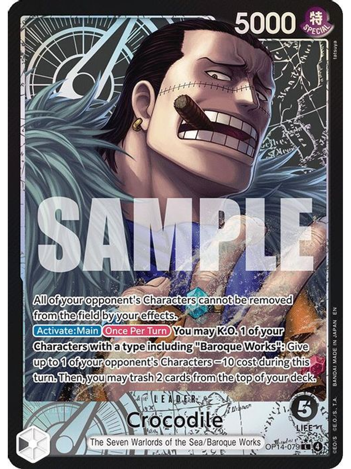 OP14-079 (Alternate Art) Crocodile 1