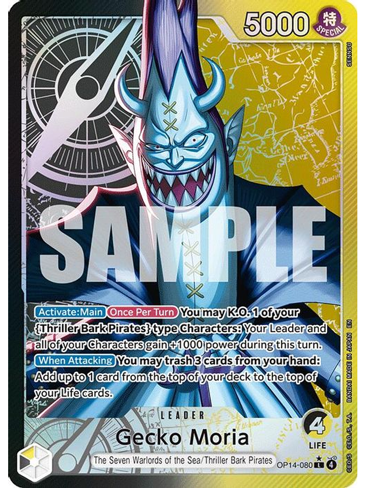 OP14-080 (Alternate Art) Gecko Moria 1