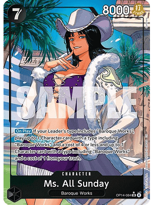 OP14-084 (Alternate Art) Ms. All Sunday