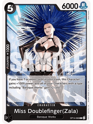 OP14-086 C Miss Doublefinger(Zala)