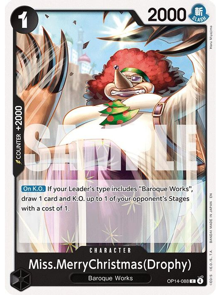 OP14-088 C Miss.MerryChristmas(Drophy) 1