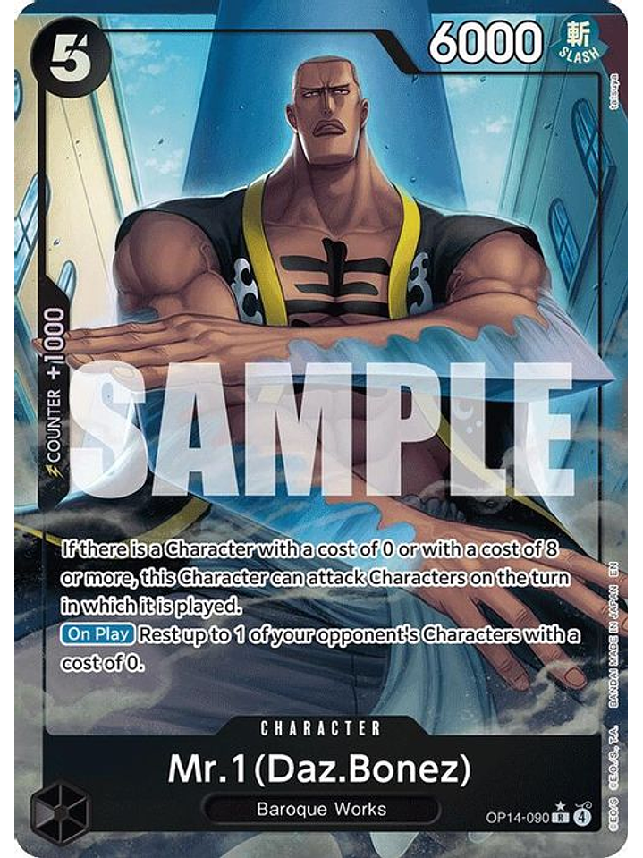 OP14-090 (Alternate Art) Mr.1 (Daz.Bonez) 1