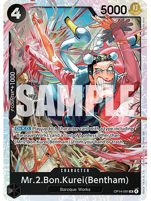 OP14-091 SR Mr.2.Bon.Kurei (Bentham)