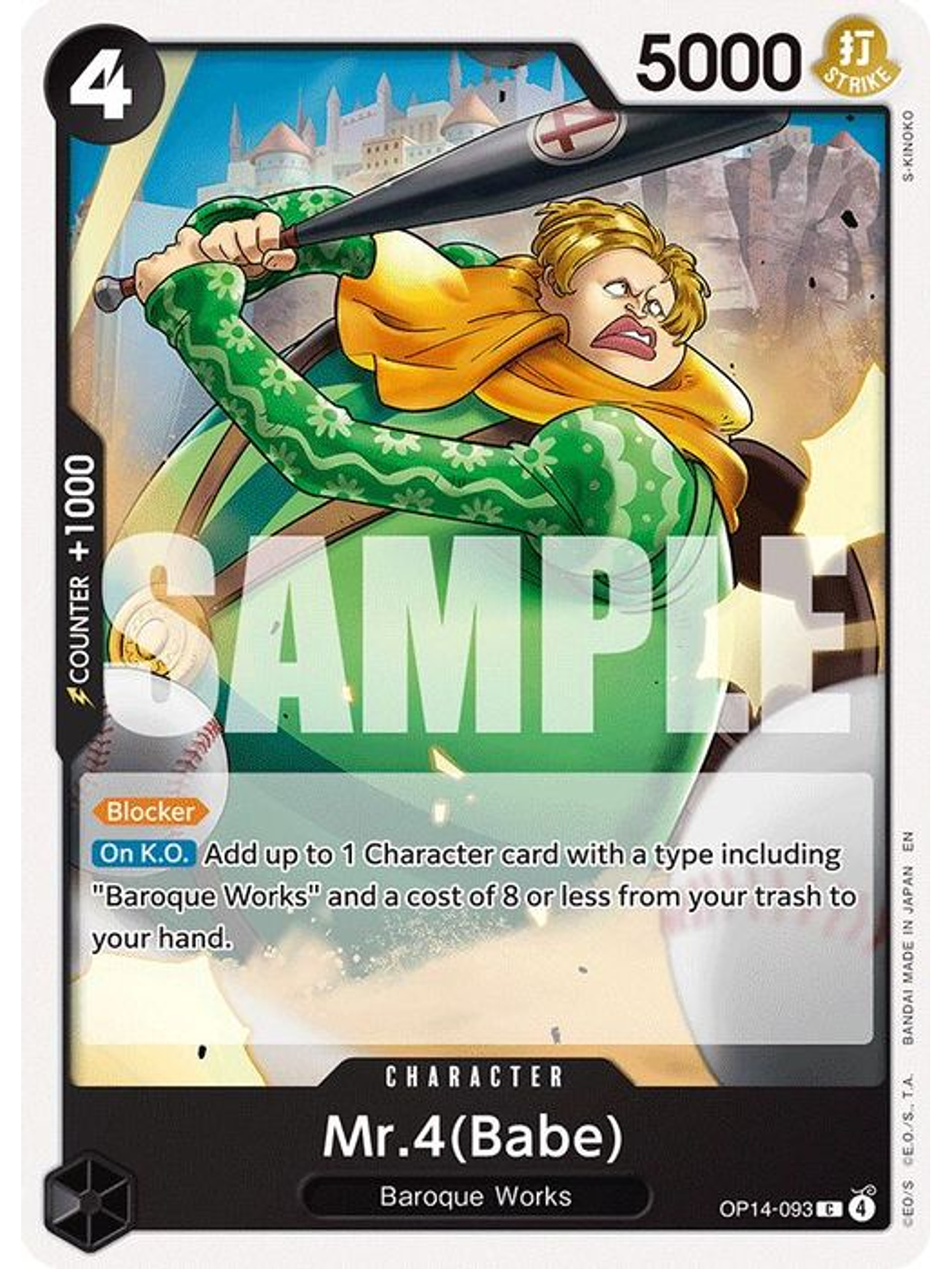 OP14-093 C Mr.4(Babe) 1