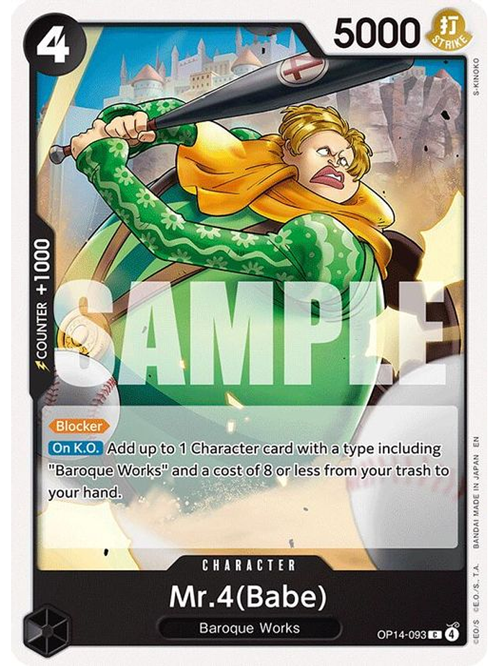 OP14-093 C Mr.4(Babe) 1