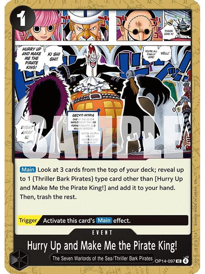 OP14-097 U Hurry Up and Make Me the Pirate King! 1