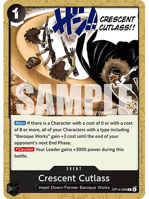 OP14-098 C Crescent Cutlass