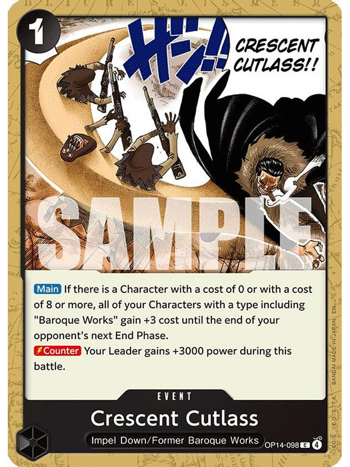 OP14-098 C Crescent Cutlass 1