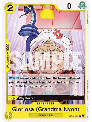 OP14-103 C Gloriosa (Grandma Nyon)