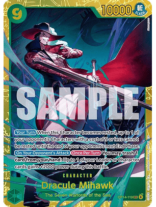 OP14-119 SEC Dracule Mihawk