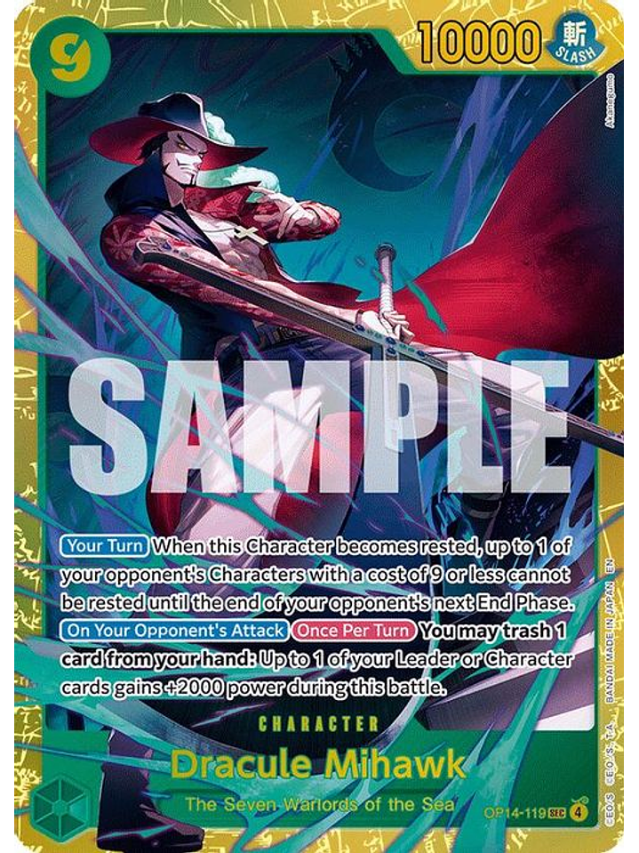 OP14-119 SEC Dracule Mihawk 1