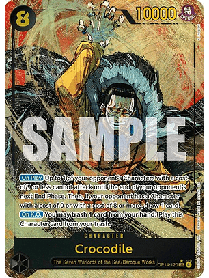 OP14-120 (Alternate Art) Crocodile