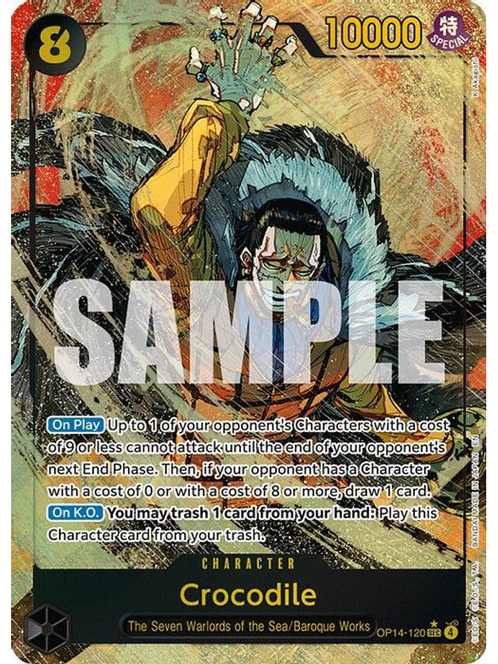 OP14-120 (Alternate Art) Crocodile 1