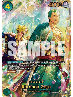 PRB02-006 (Special Rare) Roronoa Zoro (SP)