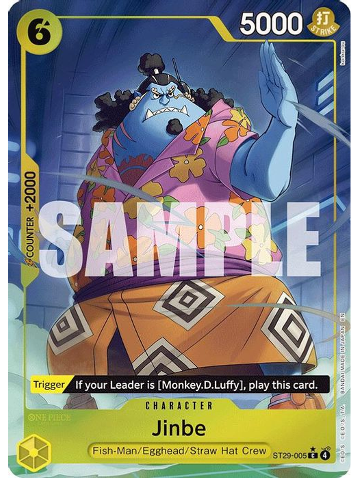 ST29-005 (Alternate Art) Jinbe 1