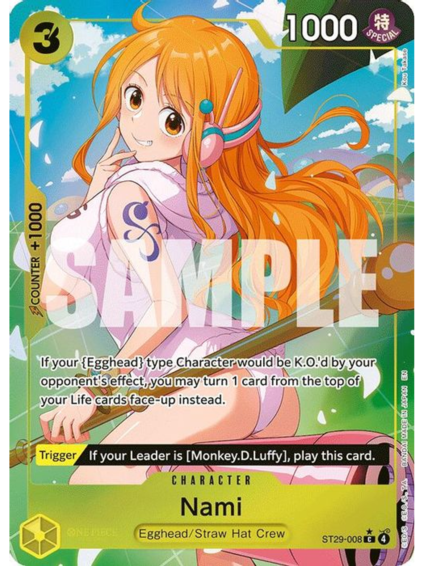 ST29-008 (Alternate Art) Nami 1