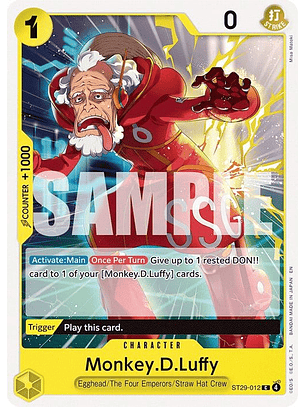 ST29-012 C Monkey.D.Luffy (012)