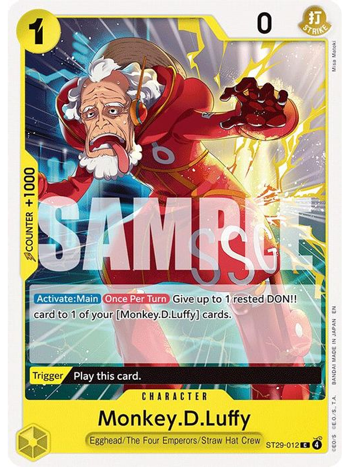 ST29-012 C Monkey.D.Luffy (012) 1