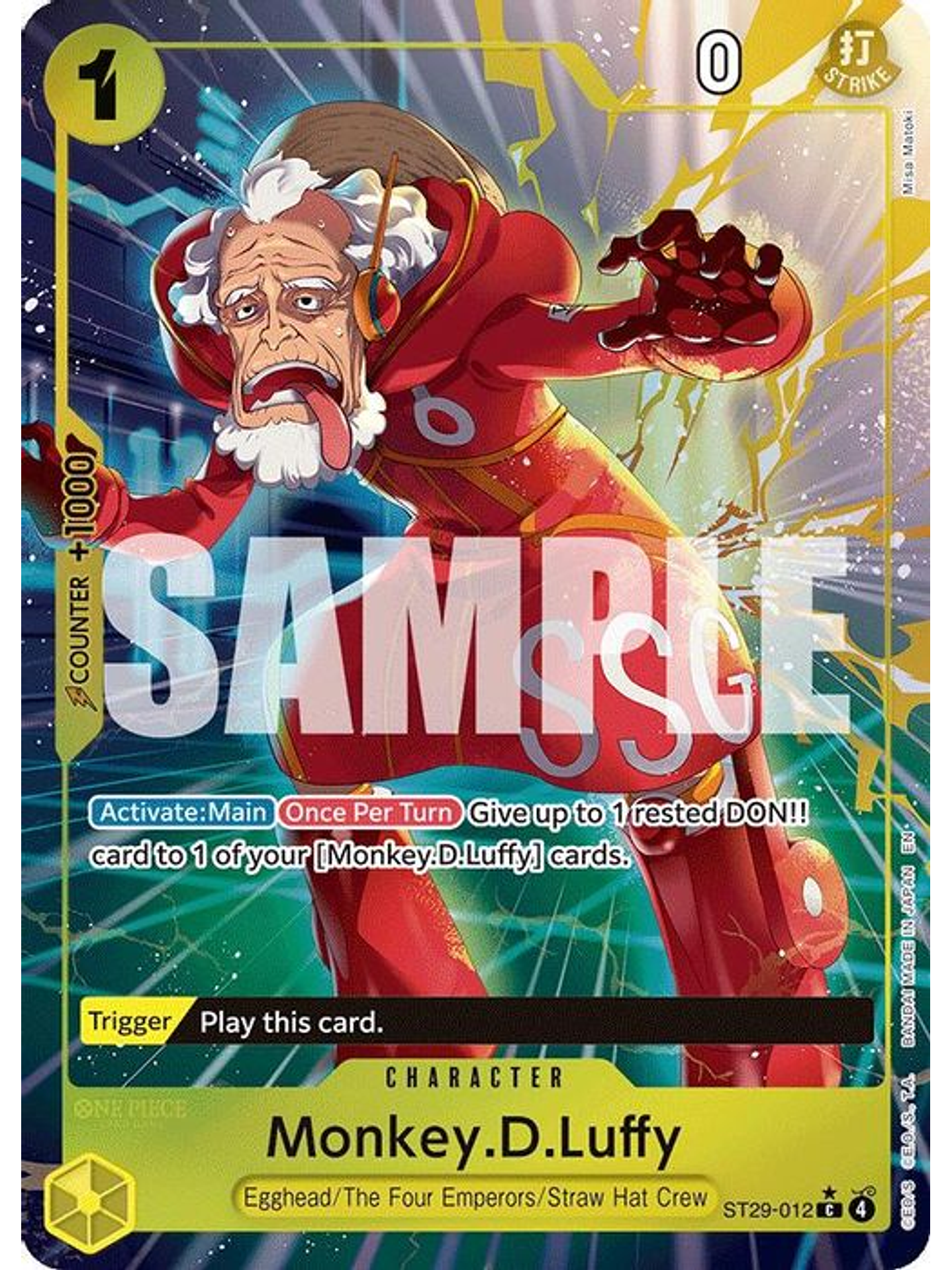 ST29-012 (Alternate Art) Monkey.D.Luffy (012) 1