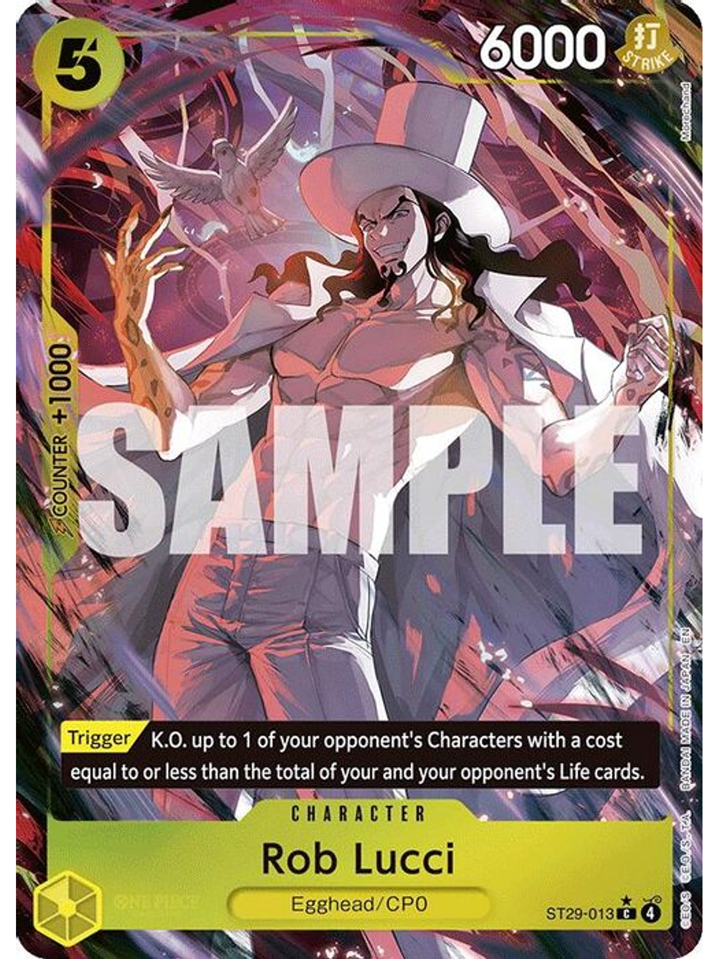 ST29-013 (Alternate Art) Rob Lucci 1