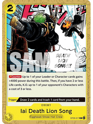 ST29-017 C Iai Death Lion Song
