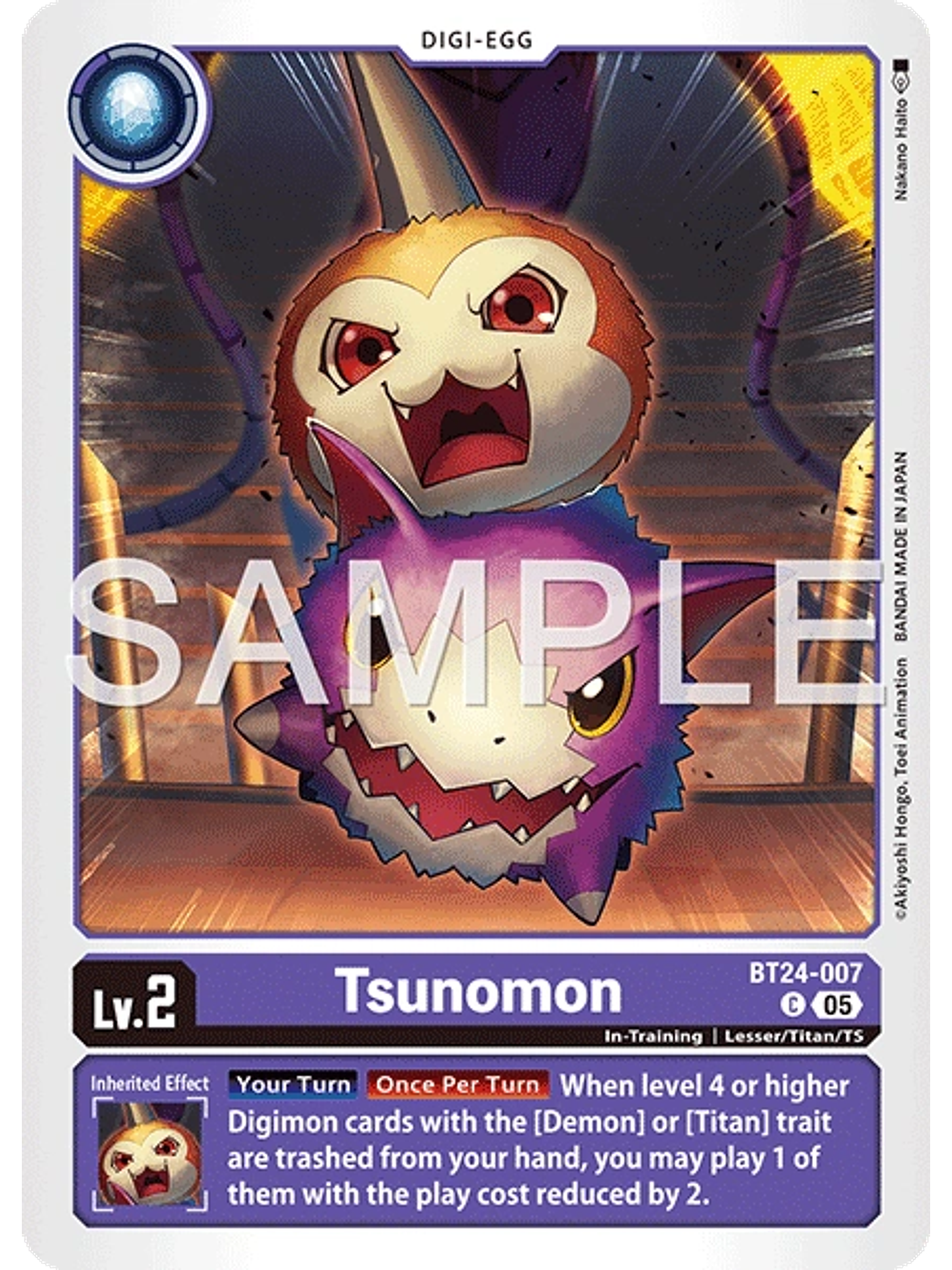 BT24-007 C Tsunomon 1