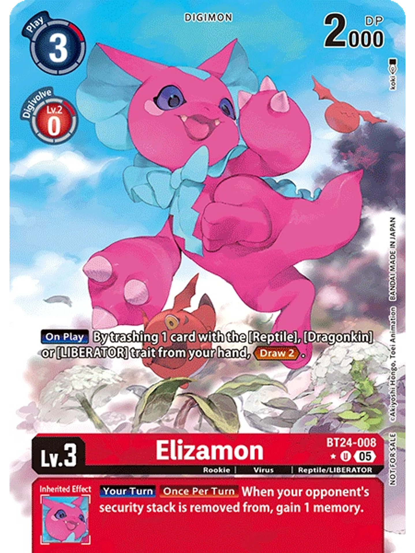 BT24-008 (Alternate Art) Elizamon 1