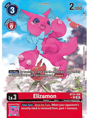 BT24-008 (Alternate Art) Elizamon