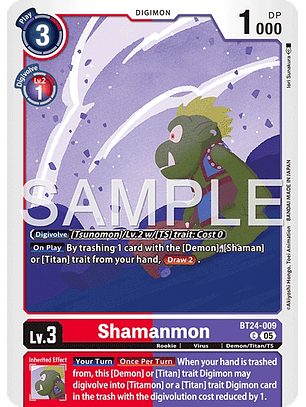 BT24-009 C Shamanmon